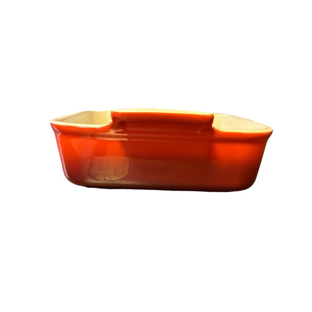 LeCreuset Baking Dish, 8x8, Red, Classic, NWOT - Picture 3 of 7